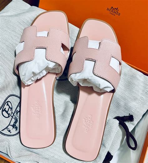 hermes oran rose pale|Oran sandal .